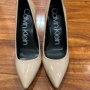 Calvin Klein Brady Leather Pointed Toe
